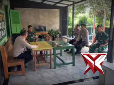 JALIN SILATURAHMI KUATKAN SINERGITAS TNI-POLRI