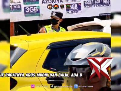 Personil Polres Musi Banyuasin lakukan patroli jalur balik lebaran guna kelancaran arus lalin - PoliceTube