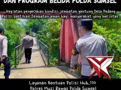 Survei jembatan merah putih