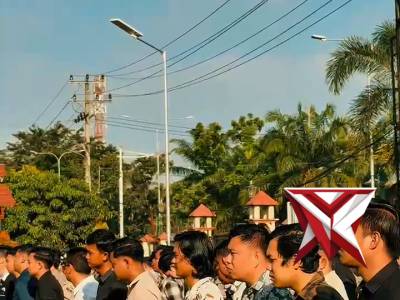 Apel Pagi Tingkatkan Disiplin dan Kesiapsiagaan Personel Polres Musi Rawas - PoliceTube