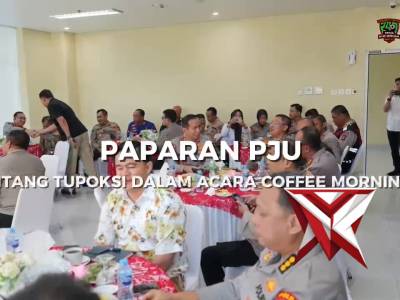 Kapolda Sumsel IJP. Sandi Nugroho memberikan penegasan bahwa masy adalah juragan bagi anggo