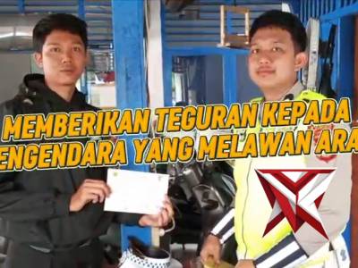 Teguran kepada masyarakat yang melawan arah