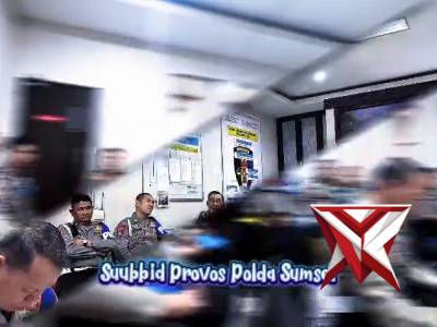 SUBBIDPROVOS BIDPROPAM POLDA SUMSEL