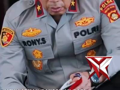 Kapolda Sumsel, Irjen Pol Dr. Sandi Nugroho, S.I.K., S.H., M.Hum., memimpin kegiatan Tasyakuran