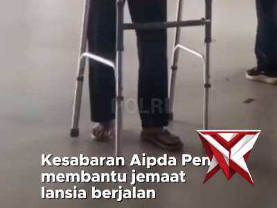 Polri hadir sentuh kemanusiaan dengan hangat
