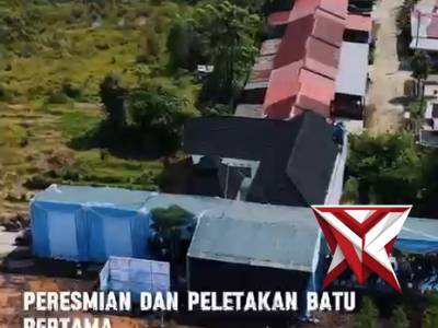 Peresmian dan peletakan batu pertama panti asuhan cahaya anugrah abadi