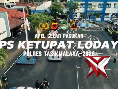 Polres Tasikmalaya melaksanakan Apel Gelar Pasukan pengamanan Operasi Ketupat Lodaya