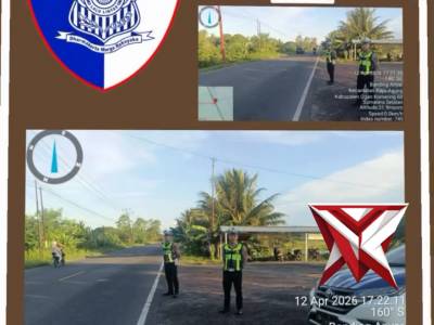 Sat Lantas Siaga Sore, Lalin Tetap Lancar