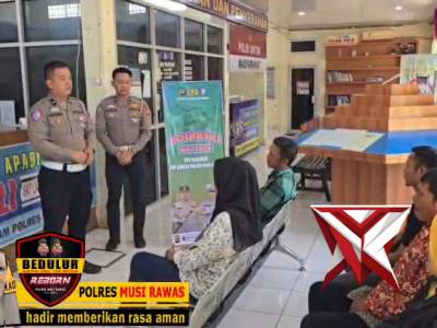 Polantas Menyapa Sat Lantas Polres Musi Rawas - PoliceTube