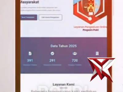Layanan Laporan Online QR Propam Polri