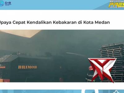 Upaya Cepat Kendalikan Kebakaran di Kota Medan - PoliceTube