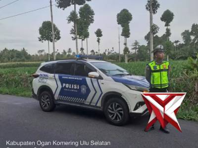 GIAT PERSONIL SATLANTAS PATROLI SORE DI SEKITAR MUARADUA