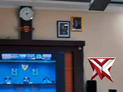 Kapolres Musi Rawas Ikuti Zoom meeting Anev Sitkamtibmas  Dipimpin Kapolri