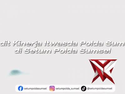 Tim I Itwasda Polda Sumatera Selatan yang dipimpin oleh AKBP Dwi Budi Murtiono, SIK, MH - PoliceTube
