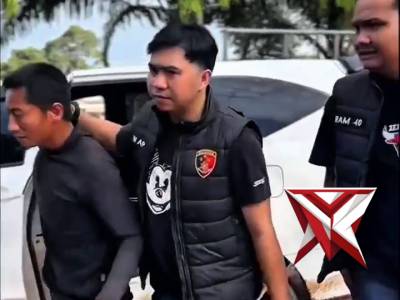 POLSEK KELUANG BERHASIL MENANGKAP PELAKU PEMBACOKAN DI WILKUM POLSEK KELUANG.. ?