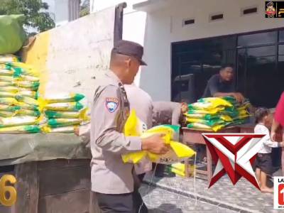 Operasi Pasar Ketahanan Pangan Polsek Plakat Tinggi.