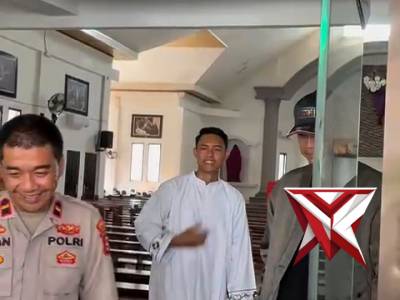 Cek Kesiapan Jumat Agung, Kapolres Mura Sambangi Gereja Santa Maria G1 Mataram