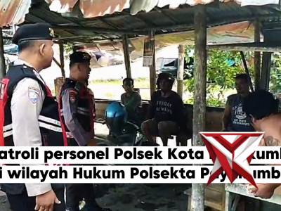Patroli Personel Polsek Kota Payakumbuh Merupakan kegiatan rutin atau insidental yang dilakukan oleh