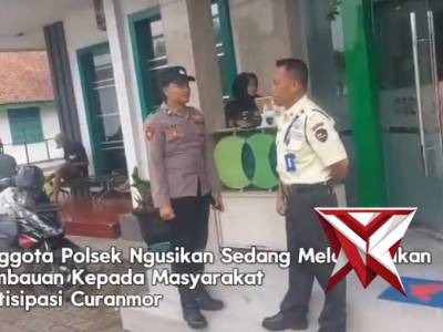 POLSEK NGUSIKAN ANTISIPASI CURANMOR
