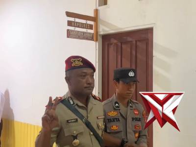 UPACARA PENGUKUHAN JAMBATAN KASAT RESNARKOBA POLRES DEIYAI POLDA PAPUA TENGAH