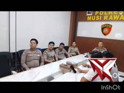 Siwas Polres Musi Rawas bersama Personil terkait Zoom Meeting Rakerwas yang dipimpin l