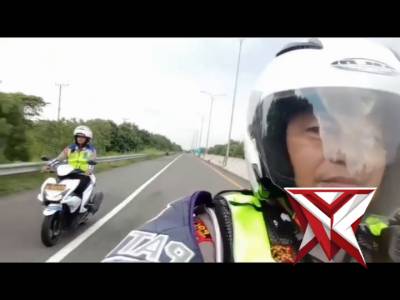 Patroli seputaran kota kayu agung