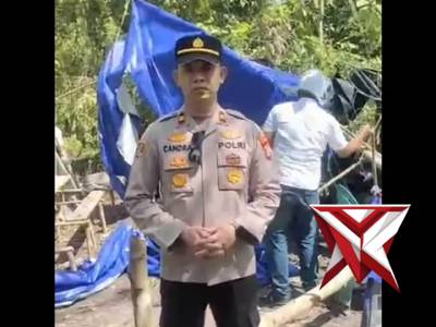 Pembongkaran terhadap pondok narkoba yg berada di perkebunan warga Desa Terusan Menang Kec. SP Padan