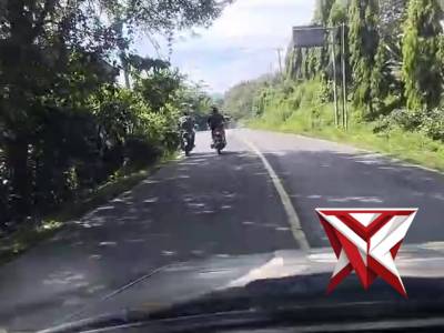 Polsek pulau pinang giat KRYD patroli Lalin antisipasi 3 C dan patroli cek debit air di desa Tg. Mul