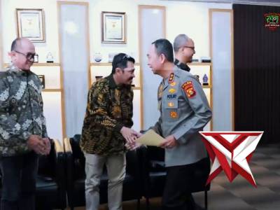 Kapolda Sumatera Selatan Irjen Pol Dr. Sandi Nugroho menerima audiensi jajaran pimpinan PLN UID S2JB