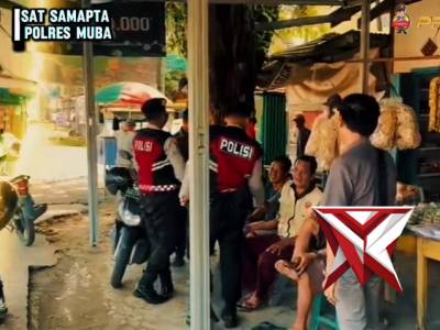 Kegiatan sambang kepada masyarakat personil sat Samapta Polres Muba
