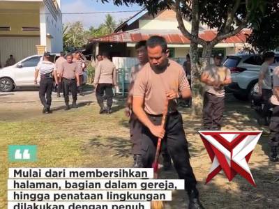Menjelang Hari Wafat Isa Almasih dan Paskah 2026, Polres OKU Selatan melaksanakan kegiatan kurve