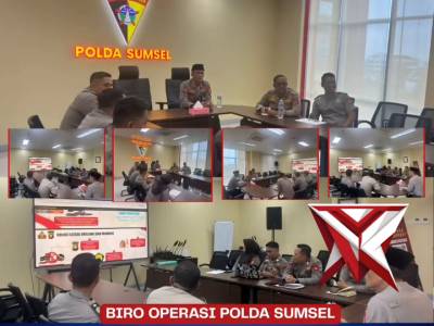 BIRO OPS POLDA SUMSEL RAPAT KOORDINASI ILEGAL DRILLING TAHUN 2026