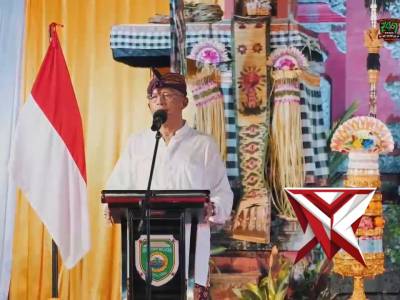 Kapolda Sumatera Selatan Irjen Pol. Dr. Sandi Nugroho menghadiri perayaan Dharma Santi Hari Suci Nye