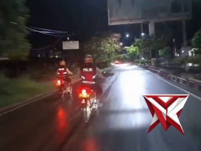 Giat Patroli Anggota Sat Samapta Polres Prabumulih