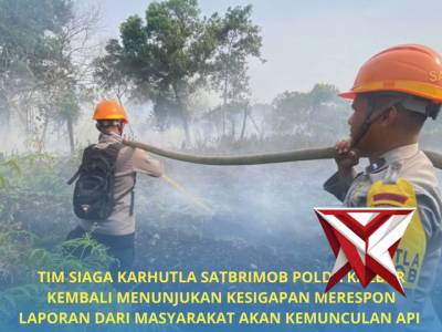Respon cepat kembali ditunjukan oleh Satbrimob Polda Kalbar ketika menerima laporan dari masyarakat - PoliceTube