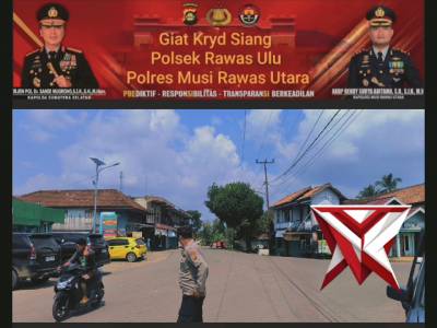 Giat KRYD Siang | Polsek Rawas Ulu