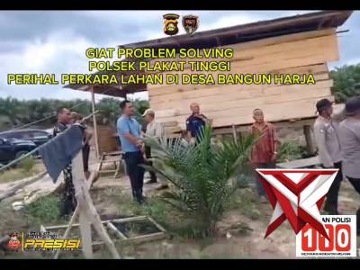 Giat Problem solving Polsek plakat tinggi
