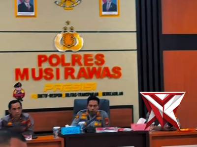 Kapolres Musi Rawas Ikuti Zoom meeting Anev Sitkamtibmas  Dipimpin Kapolri