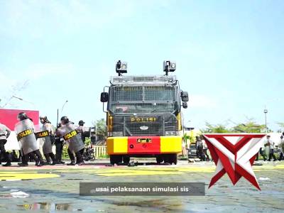 Kapolres oki pimpinan latihan simulasi sistem kota & latihan pencegahan karhutla - PoliceTube