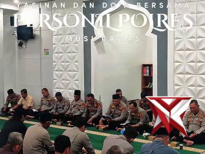 YASINAN DAN DOA BERSAMA DI MASJID POLRES MUSI RAWAS
