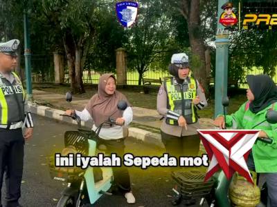 Satlantas Polres Musi Rawas Tegaskan Larangan Sepeda Listrik di Jalan Raya