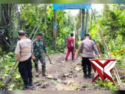 POLRES LUBUKLINGGAU MELAKSANAKAN PROGRAM BERSIH LINGKUNGAN DAN ASRI (BELIDA)