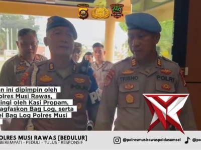 Pendataan dan pengecekan senjata api dinas oleh Polda Sumsel yang profesional dan terpercaya.