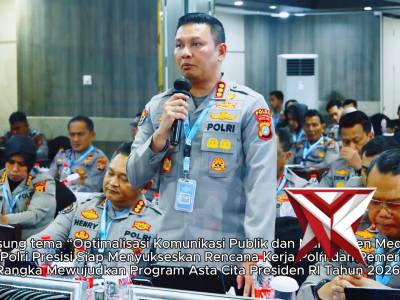 Rakernis Humas Polri 2026 Perkuat Strategi Komunikasi Publik di Era Digital