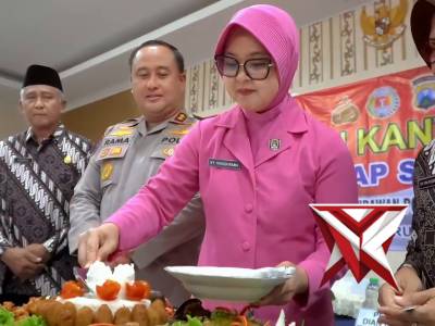 Momen hangat saat peresmian Kantor/Aula 'Tetap Setia' Persatuan Keluarga Besar Purnawirawan Polri