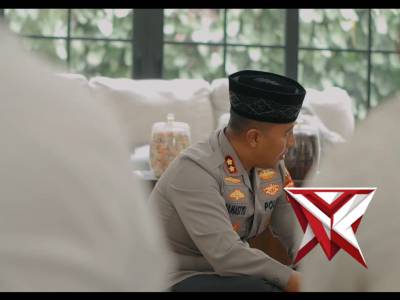 Kapolres Kediri Jaga Silaturahmi dengan Ulama Pasca Lebaran