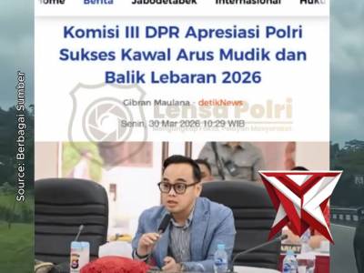 Apresiasi Tinggi Dari Wakil Ketua Komisi III DPR RI
