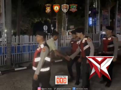 Sat samapta polres muba melaksanakan giat patroli antisipasi 3c & pastikan kondusifitas masyarakat
