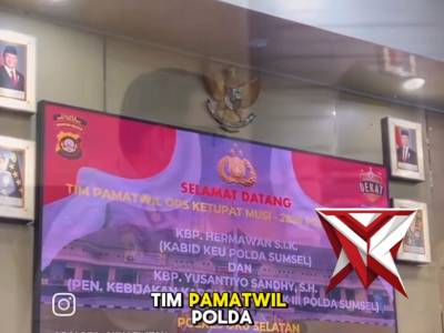 PAMATWILPOLDA SUMSEL LAKSANAKAN PEMANTAUAN OPERASI KETUPAT MUSI 2026 DIPOLRES OKU SELATAN