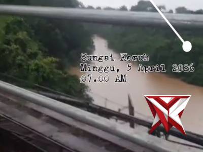 Eary Warning Sytem Polsek BTS Ulu Deteksi Bencana Banjir - PoliceTube